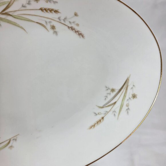 Fine China of Japan Golden Harvest Gravy Boat & Underplate Gold Wheat Sprays - Picture 13 of 15